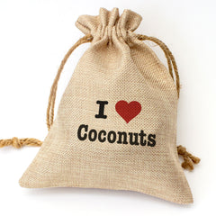 I LOVE COCONUTS - Toasted Coconut Bowl Candle – Soy Wax - Gift Present