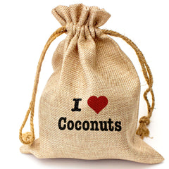 I LOVE COCONUTS - Toasted Coconut Bowl Candle – Soy Wax - Gift Present