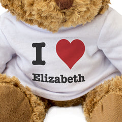 I Love Elizabeth - Teddy Bear