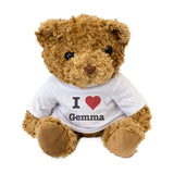 I Love Gemma - Teddy Bear