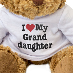 I Love My Grand Daughter - Teddy Bear