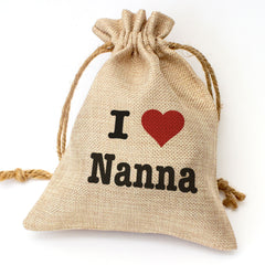 I LOVE NANNA - Toasted Coconut Bowl Candle – Soy Wax - Gift Present