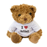I Love Softball - Teddy Bear