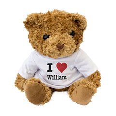 I Love William - Teddy Bear