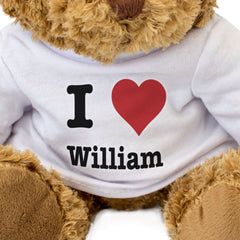 I Love William - Teddy Bear