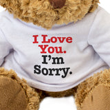 I Love You I'm Sorry Teddy Bear Apology Gift