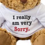 I Really Am Very Sorry - Teddy Bear - Apology Gift