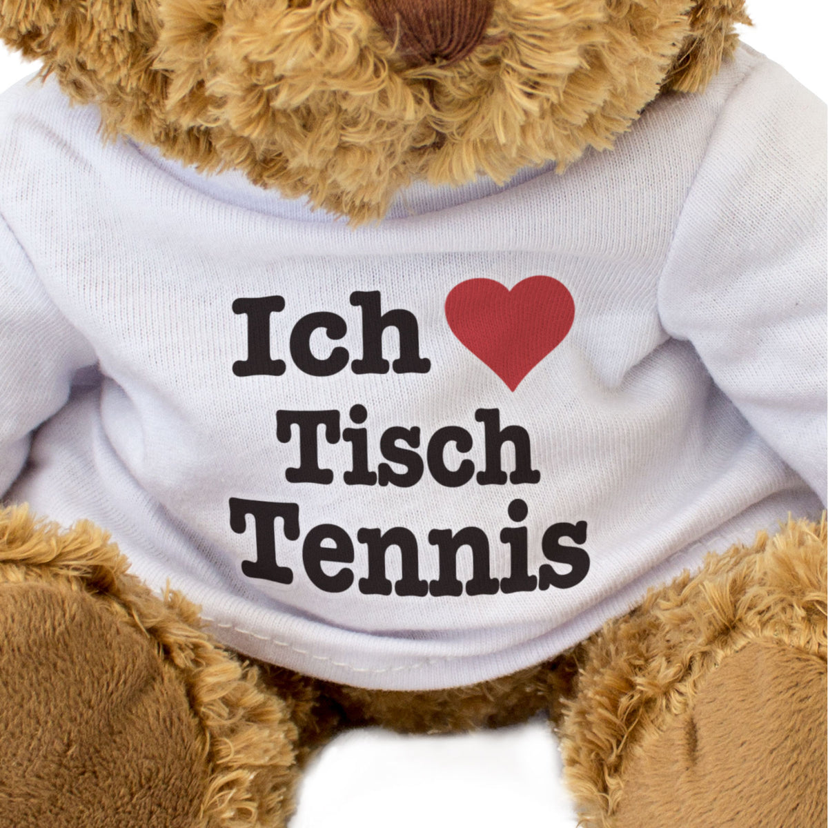 Ich Liebe Tischtennis - Schnuckeliger Teddybär