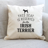 Reserved for the Irish Terrier Cushion Cover