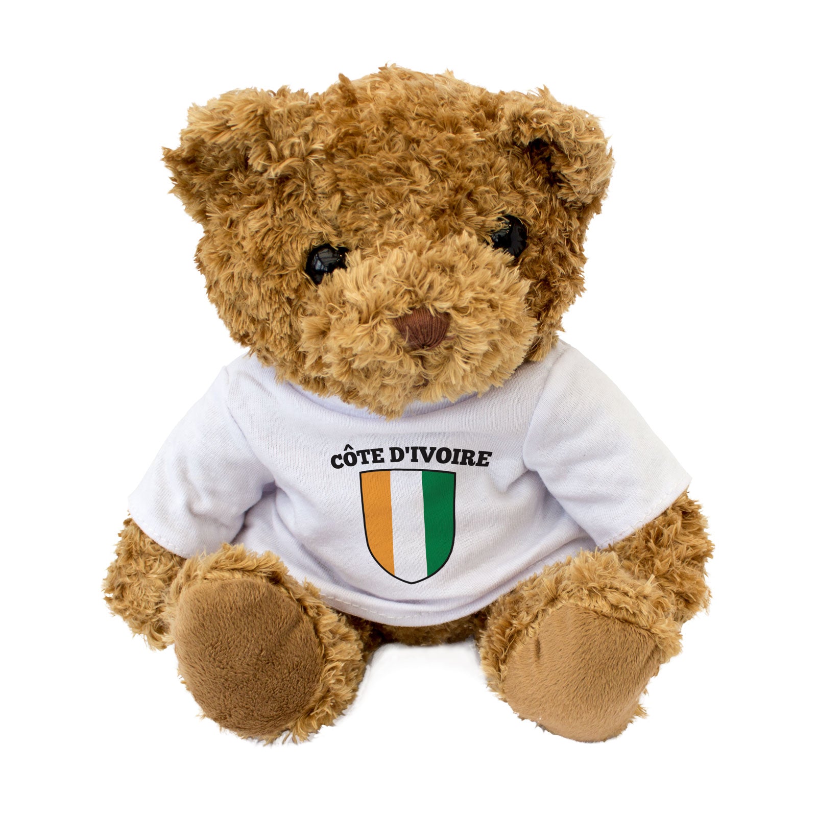 Ivory Coast Flag - Teddy Bear - Gift Present