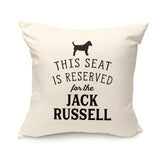 Reserved for the Jack Russell Cushion