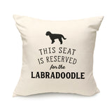 Reserved for the Labradoodle Cushion