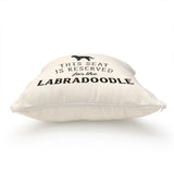 Reserved for the Labradoodle Cushion