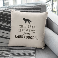 Reserved for the Labradoodle Cushion