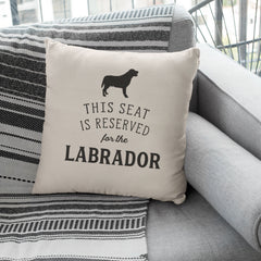 Reserved for the Labrador Cushion Cover