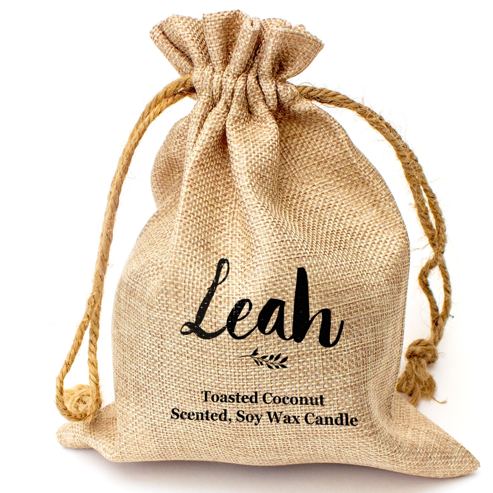 LEAH - Toasted Coconut Bowl Candle – Soy Wax - Gift Present