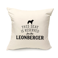 Reserved for the Leonberger Cushion