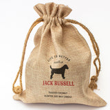 LIFE IS BETTER WITH A JACK RUSSELL - Toasted Coconut Bowl Candle – Soy Wax - Gift Present