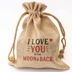 I LOVE YOU TO THE MOON AND BACK - Toasted Coconut Bowl Candle – Soy Wax - Gift Present