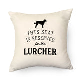 Reserved for the Lurcher Cushion