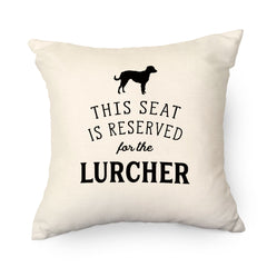 Reserved for the Lurcher Cushion