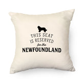 Reserved for the Newfoundland Cushion