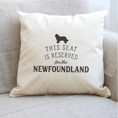 Reserved for the Newfoundland Cushion