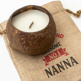 No.1 NANNA - Toasted Coconut Bowl Candle – Soy Wax - Gift Present