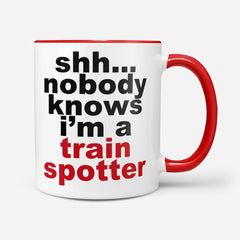 Nobody Knows I'm A Trainspotter - Mug