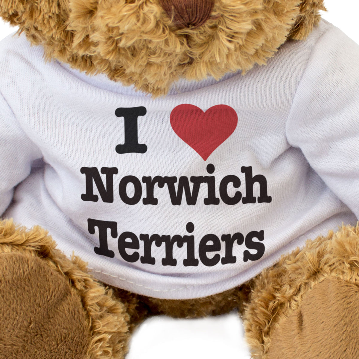 I Love Norwich Terriers - Teddy Bear