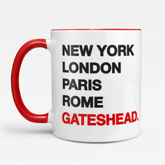 GATESHEAD New York London Rome Paris - Mug