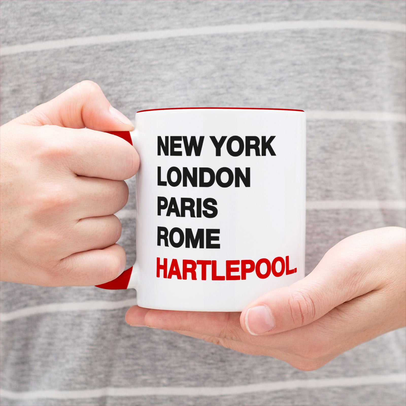 HARTLEPOOL New York London Rome Paris - Mug