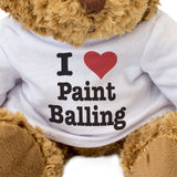 I Love Paintballing - Teddy Bear
