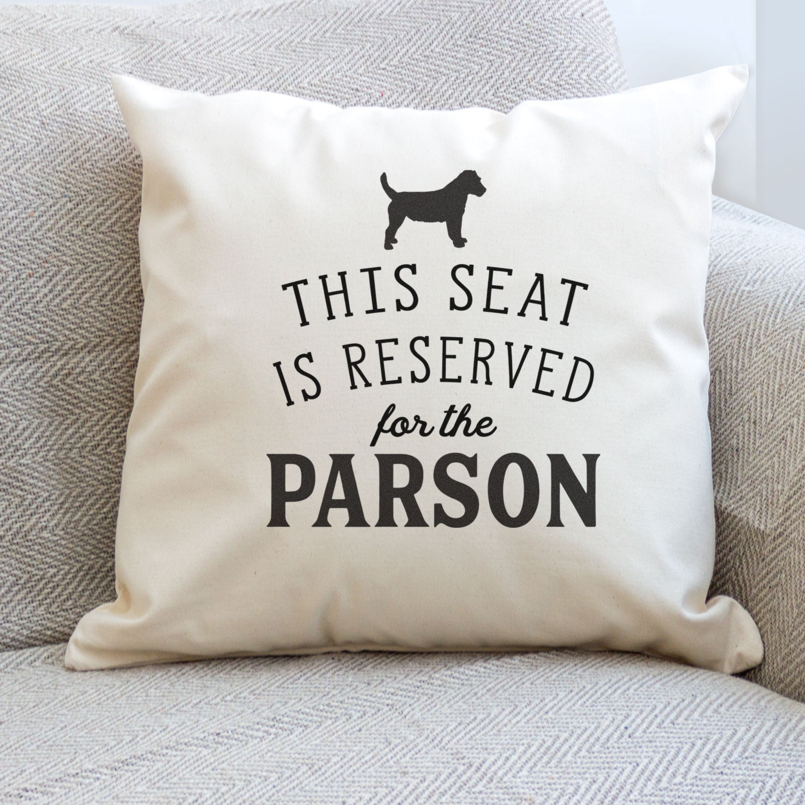 Reserved for the Parson Cushion Cover