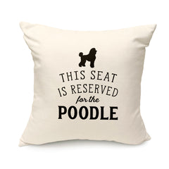 Reserved for the Poodle Cushion