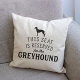 Reserved for the Greyhound Cushion Cover