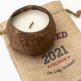 RETIRED 2021 - Toasted Coconut Bowl Candle – Soy Wax - Gift Present