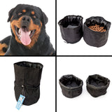 ROTTWEILER - Double Portable Travel Dog Bowl - Food And Water