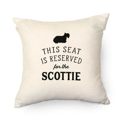 Reserved for the Scottie Cushion