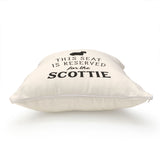 Reserved for the Scottie Cushion