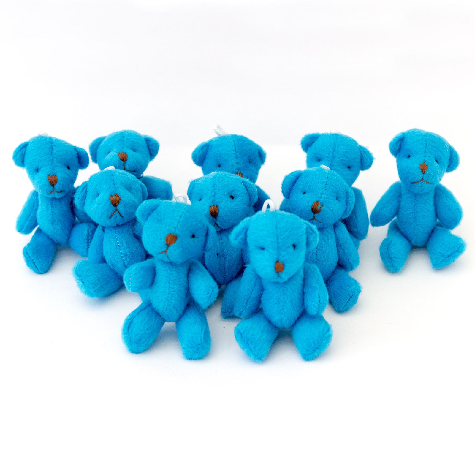 Small BLUE Teddy Bears X 35 - Cute Soft Adorable