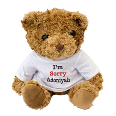 I'm Sorry Adoniyah - Teddy Bear