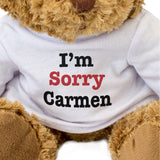 I'm Sorry Carmen - Teddy Bear