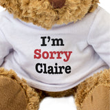 I'm Sorry Claire - Teddy Bear