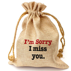 SORRY I MISS YOU - Toasted Coconut Bowl Candle – Soy Wax - Gift Present