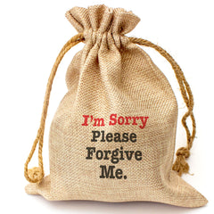 SORRY PLEASE FORGIVE ME - Toasted Coconut Bowl Candle – Soy Wax - Gift Present