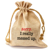 SORRY I REALLY MESSED UP - Toasted Coconut Bowl Candle – Soy Wax - Gift Present