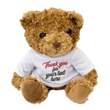 Thank You Personalised Bear Appreciation Gift