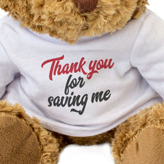 Thank You for Saving Me Bear - Appreciation Gift