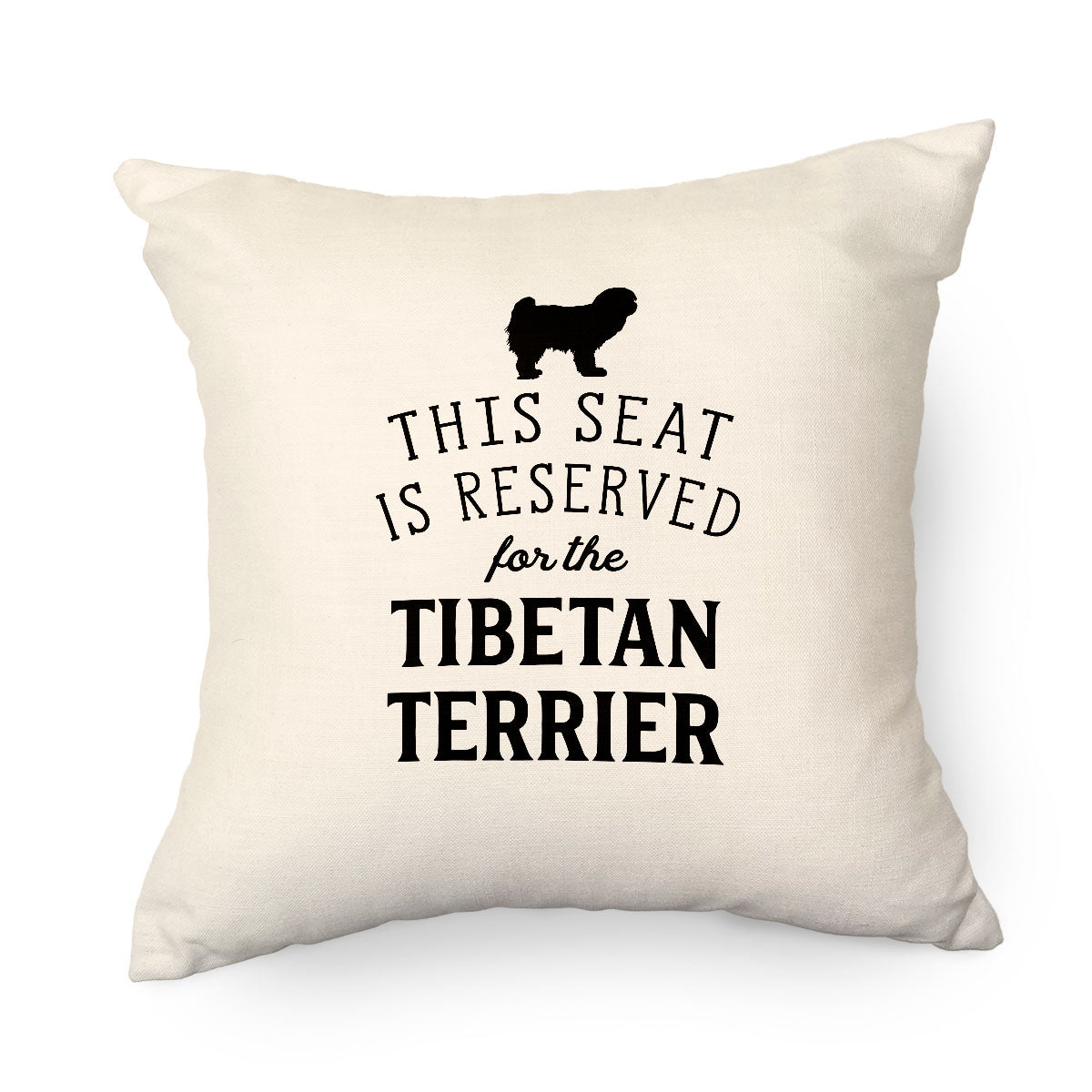 Reserved for the Tibetan Terrier Cushion